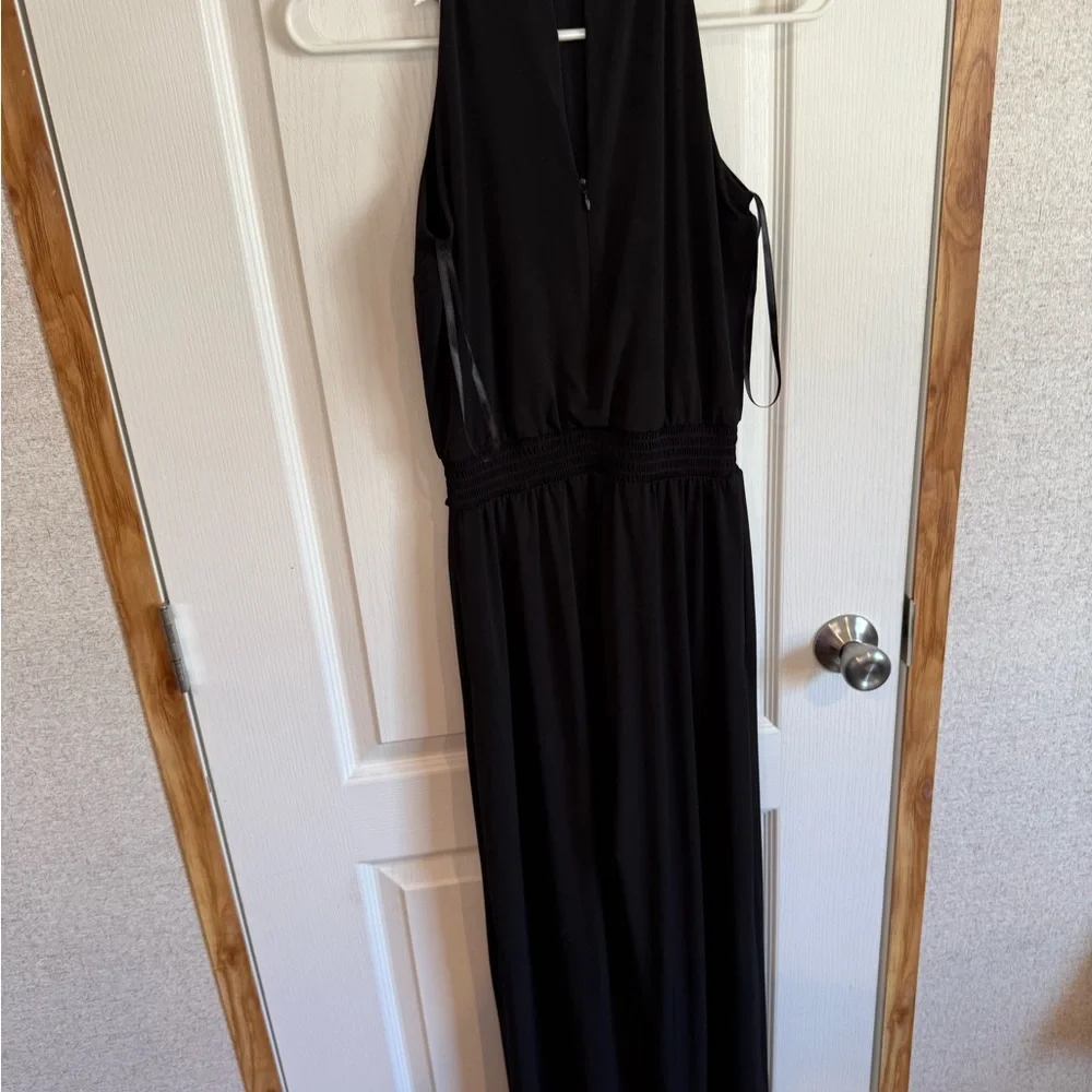 Inc Elegant Black Sleeveless Jumpsuit - Picture 7 of 15
